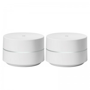 Google Wifi Router replacement for whole home coverage (2 pack) - Refurbished
