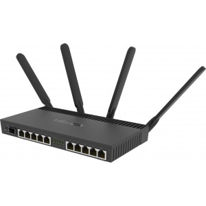 MikroTik RB4011iGS+5HacQ2HnD-IN - AC MU-MIMO WiFi Router with 10 Gb and 1 SFP+ port