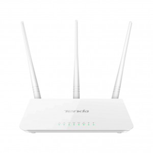 Tenda 300Mbps Router &amp; Repeater (F3) - Double Duty Wi-Fi Solution / White