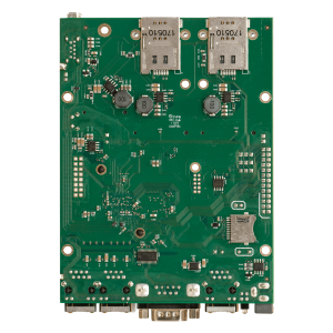 MikroTik RouterBOARD M33G with 3 Gigabit LAN  2 MiniPCI-e  2 Sim slot  USB 3.0  PoE in