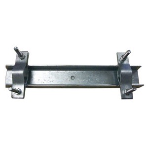 Flush Mount Heavy Duty  20mm Offset  38-110mm  Two Clamp  Galvanised