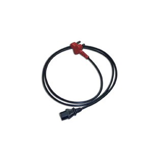 Dedicated SA plug to IEC 0.75x3 BK 1.80meter