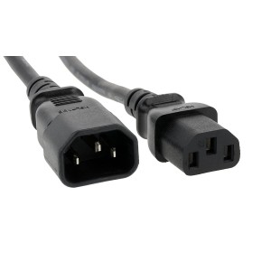 Power Cord - Kettle Cord (C13) Male-Female Extension Cable  1.8 Meter