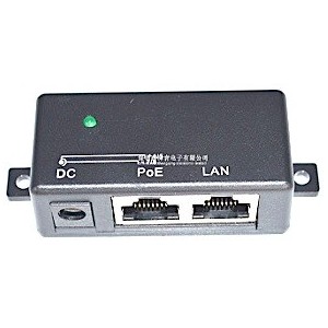 1 Port Passive Power over Ethernet Injector Gigabit - Requires External PSU 2.1mm Jack
