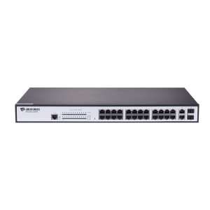 BDCOM 26-Port 10/100 POE switch (24 POE ports- 2 x 1000Mbps Combo ports)