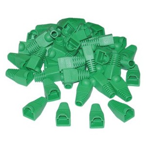 Acconet RJ45 Connector Boots- Green- 50 Pack