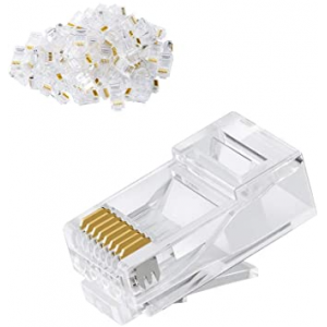 Acconet CAT6 RJ45 Connectors  Stranded/Solid Core  50 Pack