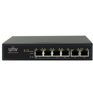 UNV - 4-Port PoE Switch  Supports Up to 250m transmission