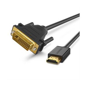 Ugreen 2M HDMI M to DVI-D(24+1) M Cable - Black