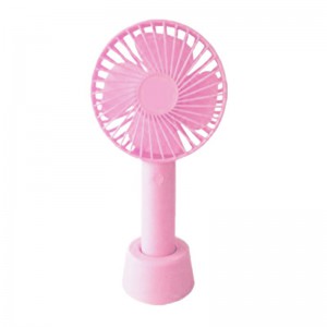 Mini Handheld Fan with Base - 2600mAh USB Rechargeable Battery