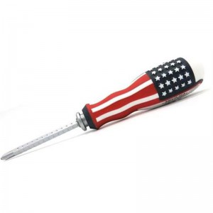 Noble Double Sided Adjustable Screwdriver with Phillips and Slotted Tip Types-Red  Retail Packaging  3 Months Warranty