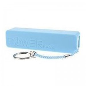 Geeko PB2600-BLU PowerBar 2600 mAh Universal Power Bank - Blue
