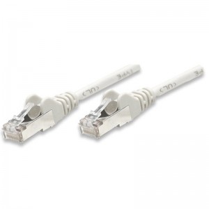 Intellinet  329897 1m Cat5e RJ45 Male / RJ45 Male Network Cable-Grey