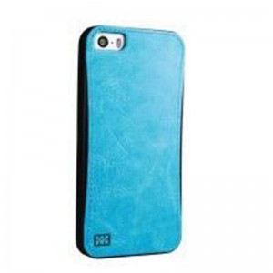 Promate 6959144004839 Lanko.i5 iPhone 5 Hand-Crafted Leather Case-Blue
