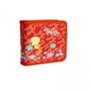 Tweety W50001-C-RED 40 CD Wallet Colour: Red