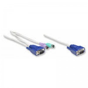 Intellinet 502535 KVM Cable for Rackmount Console KVM Switch