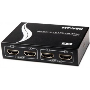MT Viki 2 in 2 out HDMI Switch and Splitter 1080p