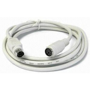 Microworld PS/2 Extension Cable Female to Male 1.5 Meters