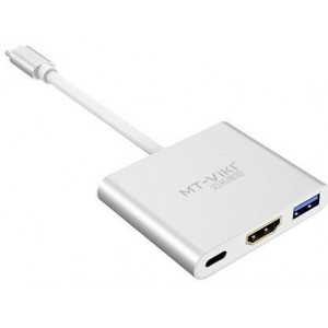 MT-Viki  Type C to HDMI + USB3.0 Adapter - 10cm
