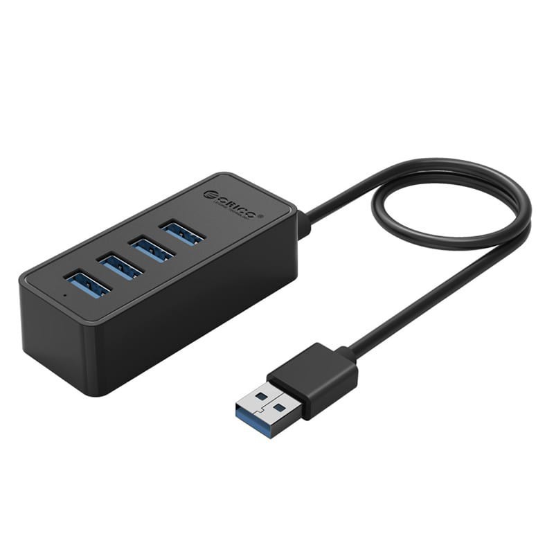 Orico 4 Port USB3.0 Hub with 30cm Cable – Black - GeeWiz