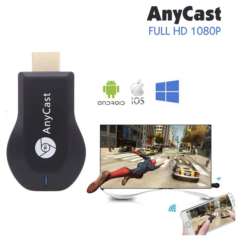 AnyCast M2 Plus Wireless HDMI HD Media Dongle WiFi Display Receiver - Share  your phone display on your TV - GeeWiz