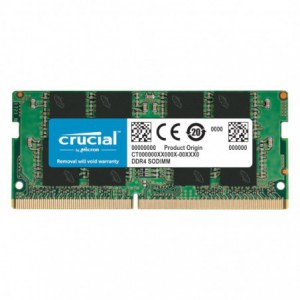 Crucial 8GB DDR4 3200 MHz SO-DIMM Single Ranked Module – Green