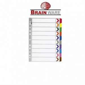 Brainware A4 Board Dividers Tab 1- 10
