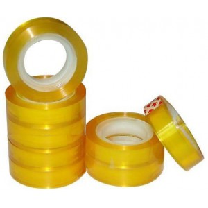 Brainware Office and Student Clear Tape 18mm x 30m Small Core Shrink Wrap Sold 8 Per Pack