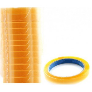 Brainware Office and Student Clear Tape 12mm x 30m large Core Shrink Wrap Sold as 24 Per Pack