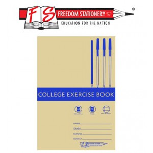 Freedom A4 Feint and Margin College Exercise Book 72page - Pack of 20