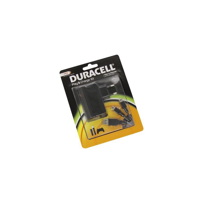 Duracell Play &amp; Charge Kit For PS3 - GeeWiz