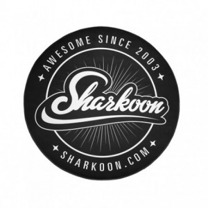 Sharkoon 120CM Round Mat - Black/White