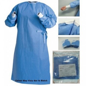 Casey Disposable SMS Fabric Reinforced Sterile and Sealed Surgical Gown