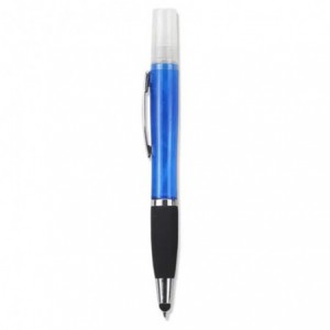 Geeko 3 in 1 Sanitizer Spray Stylus and Blue Ink Pen