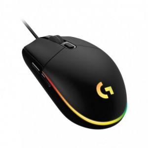 Logitech - Gaming G102 Lightsync Mouse - Black