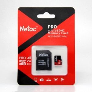 Netac P500 Extreme Pro 16GB Class 10 V10 U1 MicroSDHC Card &amp; Adaptor