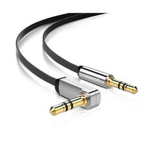 Ugreen 3.5mm M to M 90° 1m Audio Cable - Black