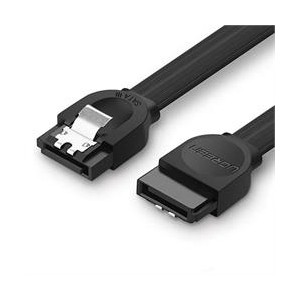 Ugreen 45cm SATAIII Straight Data Cable - Black