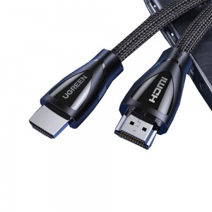 Ugreen 1m HDMI V2.1 8K@60Hz M to M Braided Cable - Black
