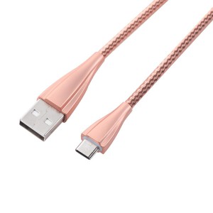 Volkano Fashion Series Type-C Cable - 1.8m - Rose Gold