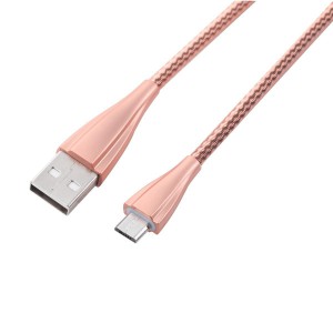 Volkano Fashion Series Micro USB Cable - 1.8m - Rose Gold