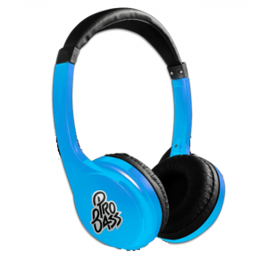 Pro Bass Elevate Series Auxiliary Headphone- Blue