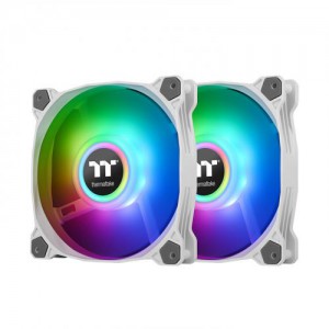 Thermaltake CL-F098-PL14SW-A Pure Duo 14 140mm ARGB Sync White 2 Pack Radiator Fan