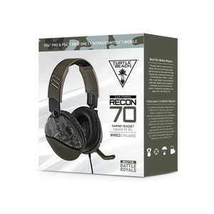 Turtle Beach - Recon 70 Ear Force Wired Gaming Headset - Green Camo