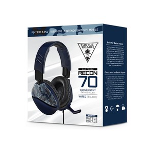 Turtle Beach - Recon 70 Ear Force Wired Gaming Headset - Blue Camo