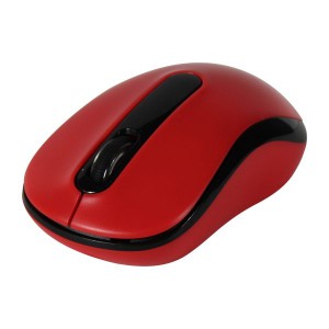 Volkano Vector Vivid Series Wireless Mouse - Red/Black