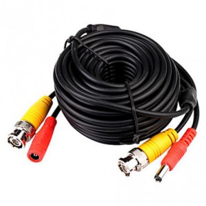 Vtech CCTV Cable - BNC / RG59 Connectors + Power Adaptor - 25m (thicker width)