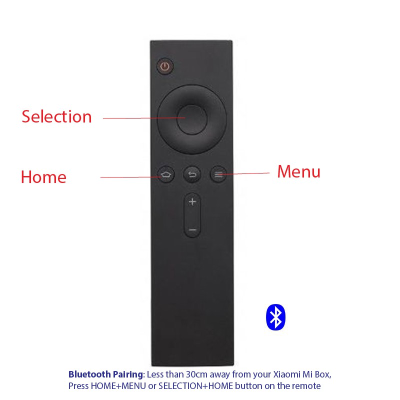 Replacement Bluetooth Remote Control for Xiaomi Mi 3 / Mi S TV Box - GeeWiz