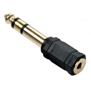 Audio 3.5mm Female to 6.3mm Male Stereo Converter Adapter