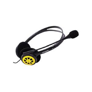 Microlab K250 Heaphone W/Mic - Black/Yellow